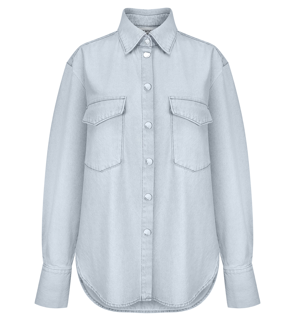 Match Denim Light Blue Denim Shirt