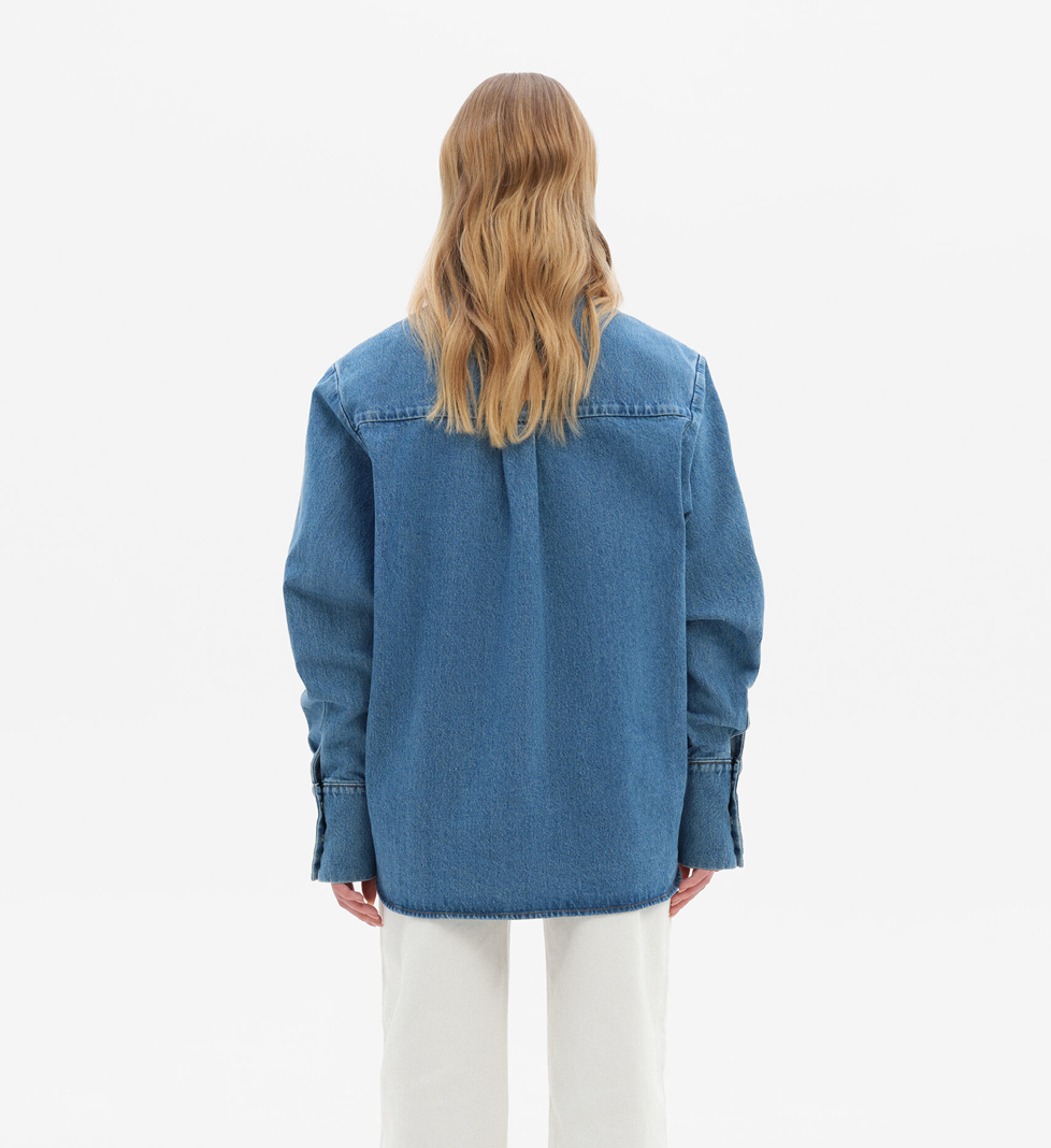 Match Denim Light Blue Denim Shirt