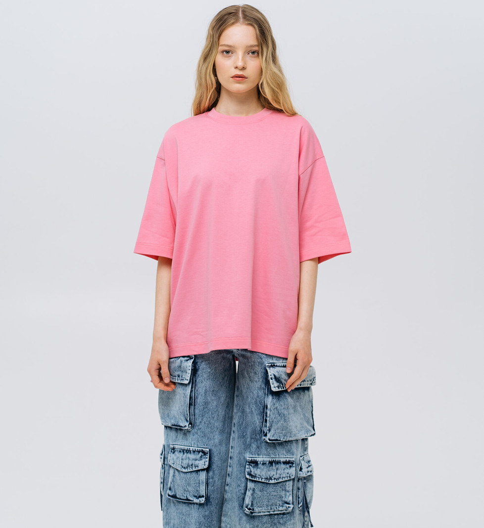 Match Denim Pink T-Shirt