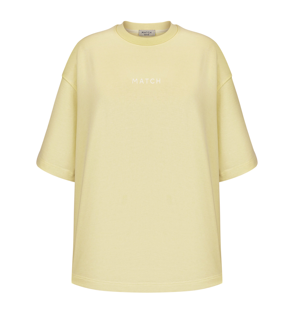 Match Denim Yellow T-Shirt