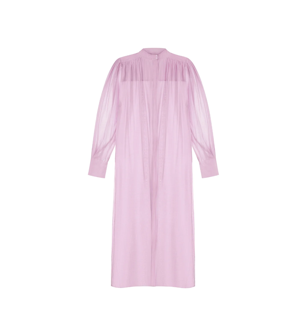 MERISTRUSS blouse made of powder pink batiste