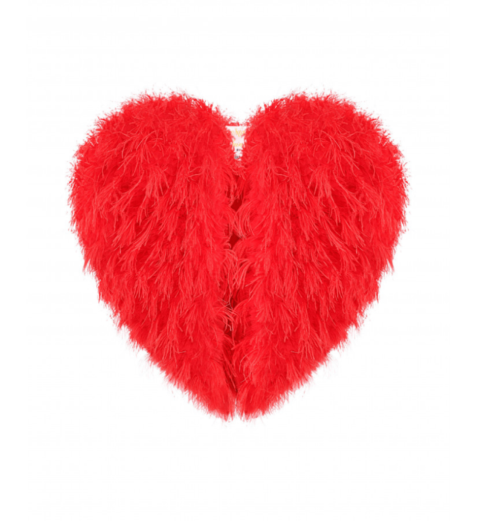 MISSTIC Fur Coat Red Heart