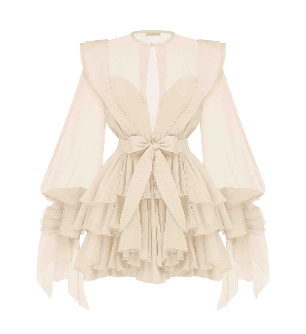 MUSE Divy'a mini dress light beige