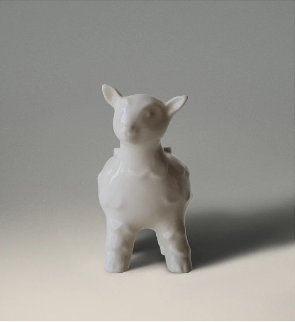 NADRA Candle holder Sheep with Gold