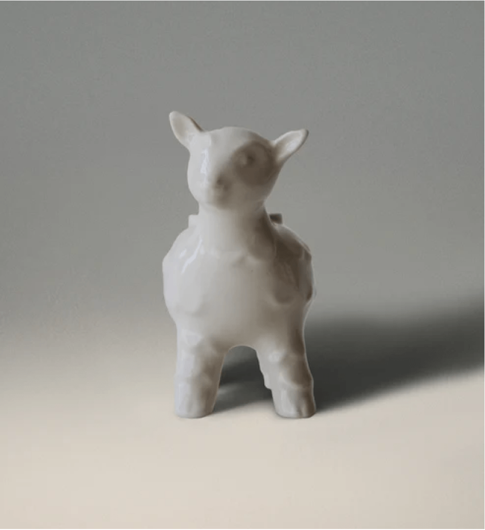 NADRA Candle holder Sheep Feather Mini