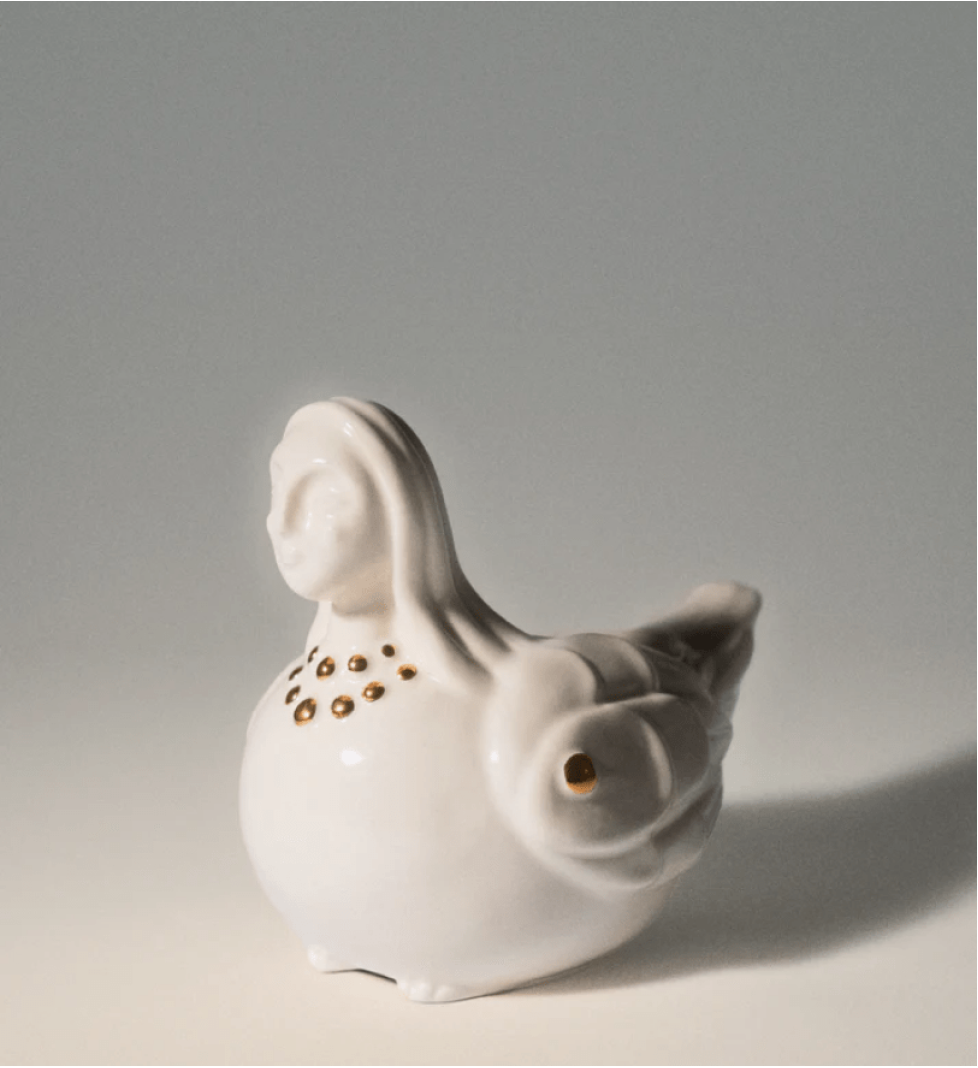NADRA Candle with Gold Necklace