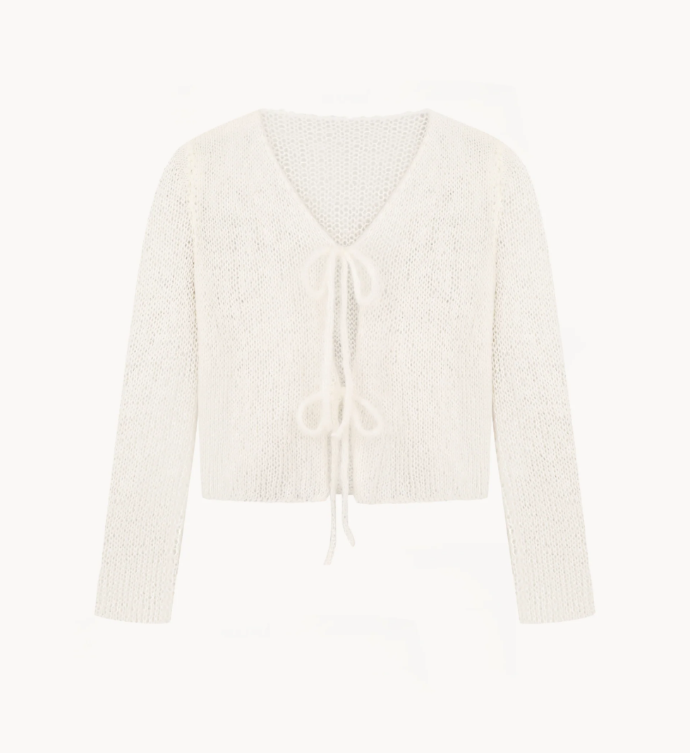 NYNI Cardigan Cloud white