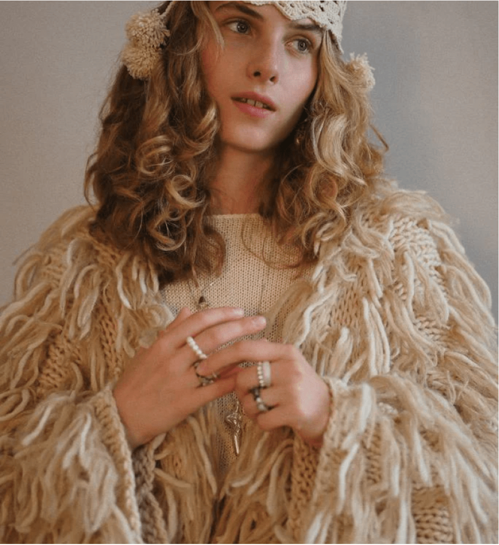 NYNI Cardigan Gunia beige
