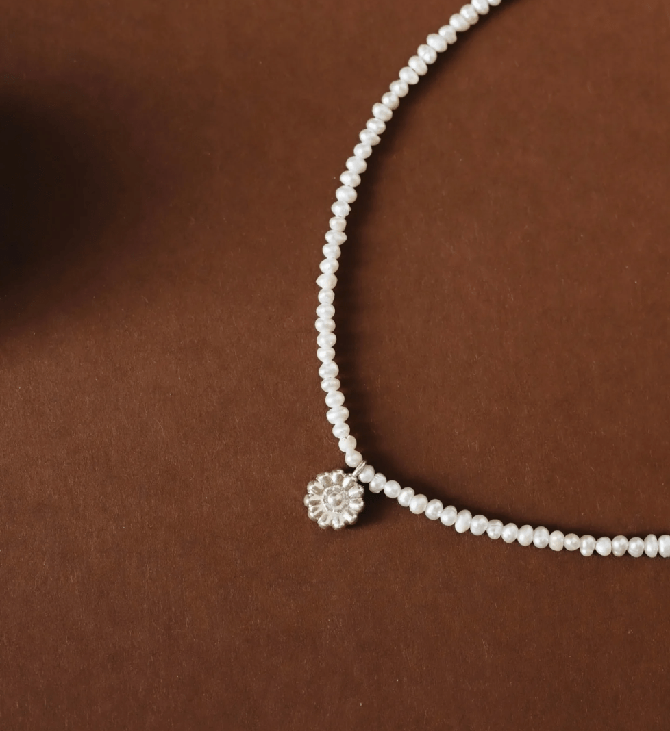 NYNI Choker with river pearls Kvitka silver