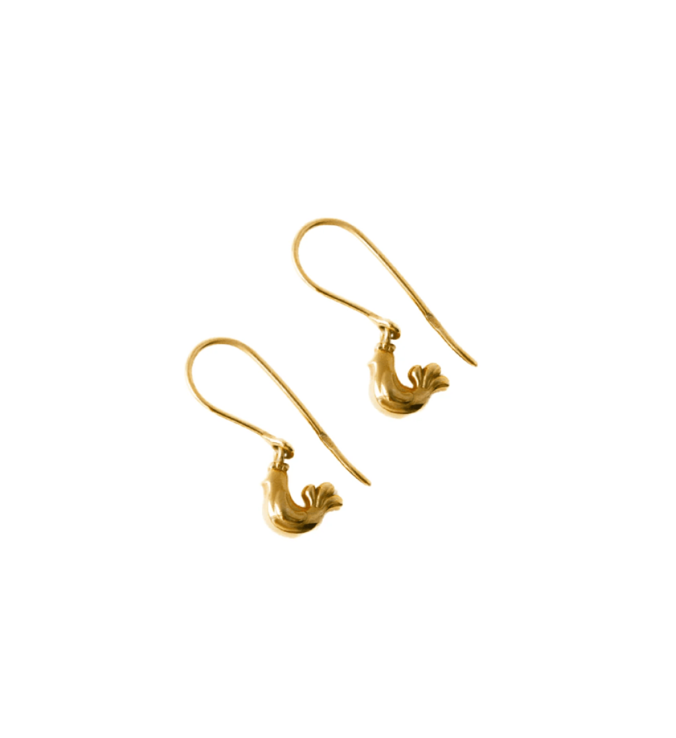 NYNI Earrings Ptashka golden