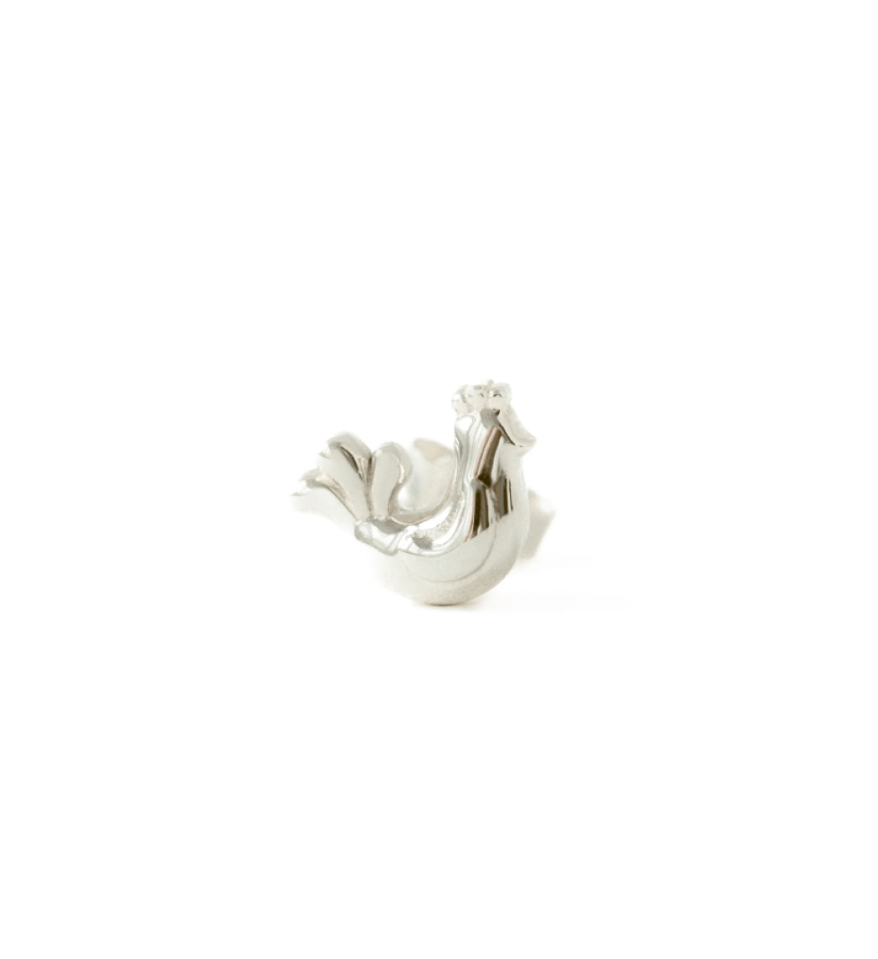 NYNI Earrings Ptashka mini silver
