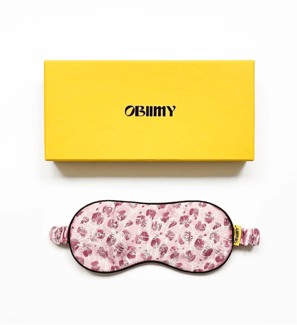 OBIIMY sleep mask made of Italian silk Restoration