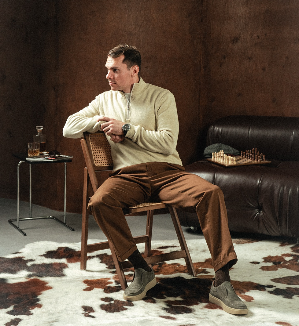 PASDENOM Pants Camel