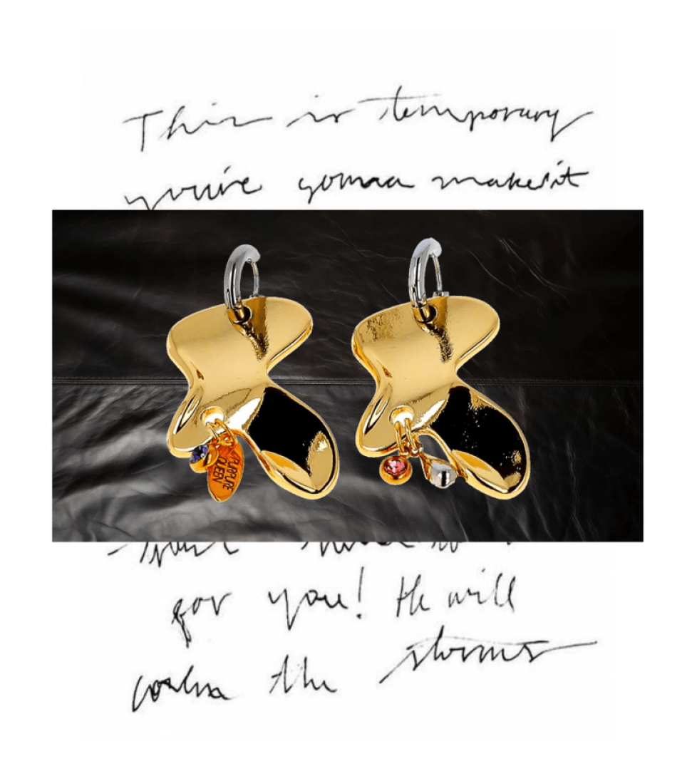 PURPURE QUEEN earrings LYAPKA