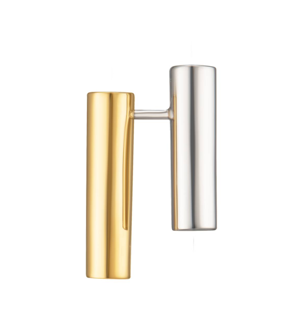 RIMMART Earrings Balance Silver Gold