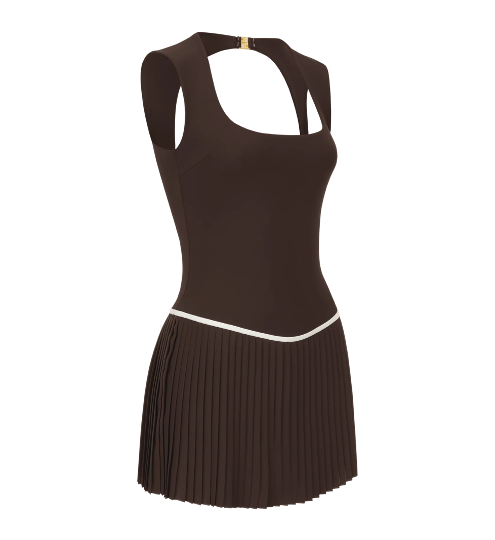 ROAR Birdie dress brown