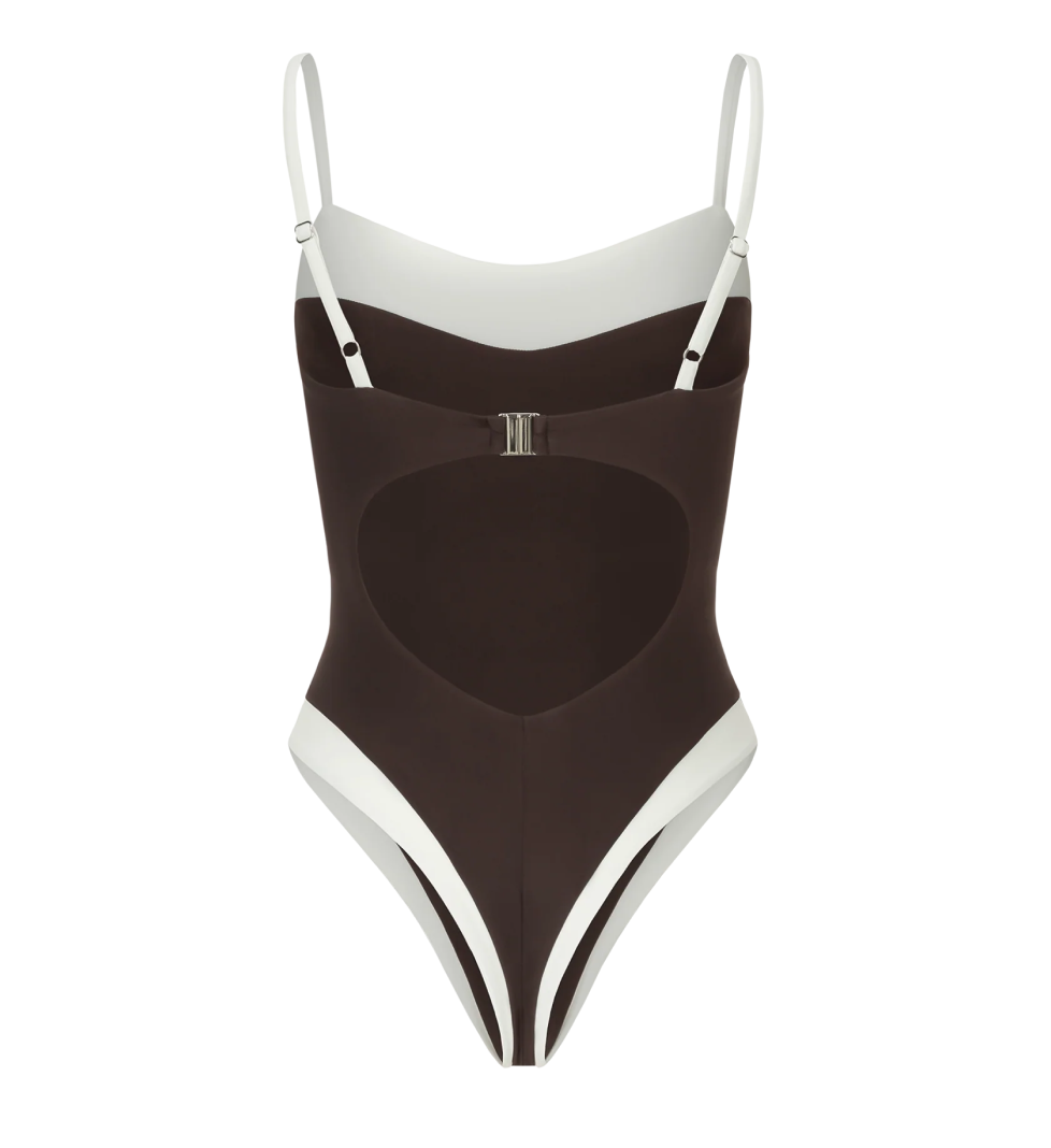 ROAR Late Checkout swimsuit chocolate