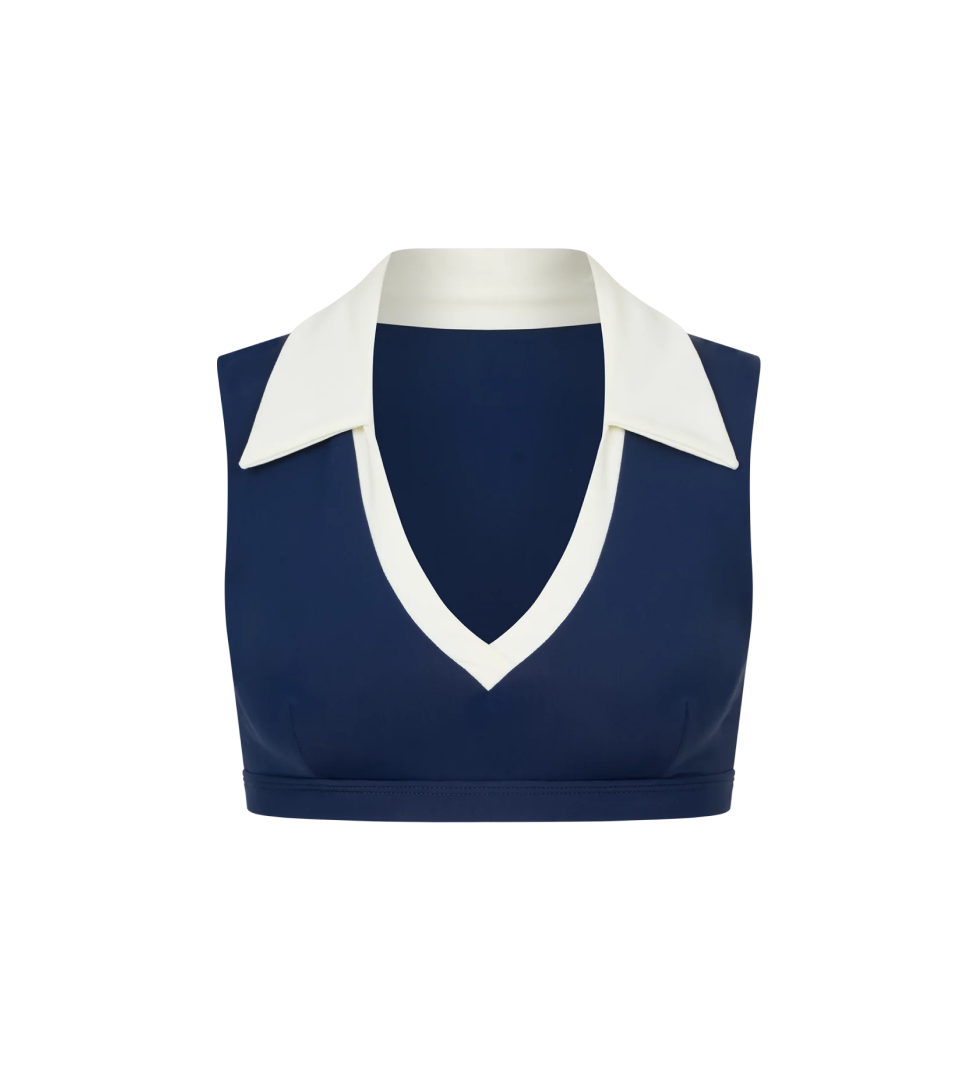ROAR Sunset Top Polo blue