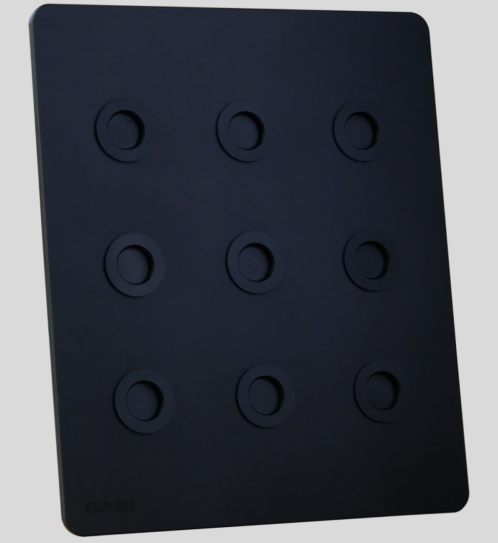 Sabi candle holder black