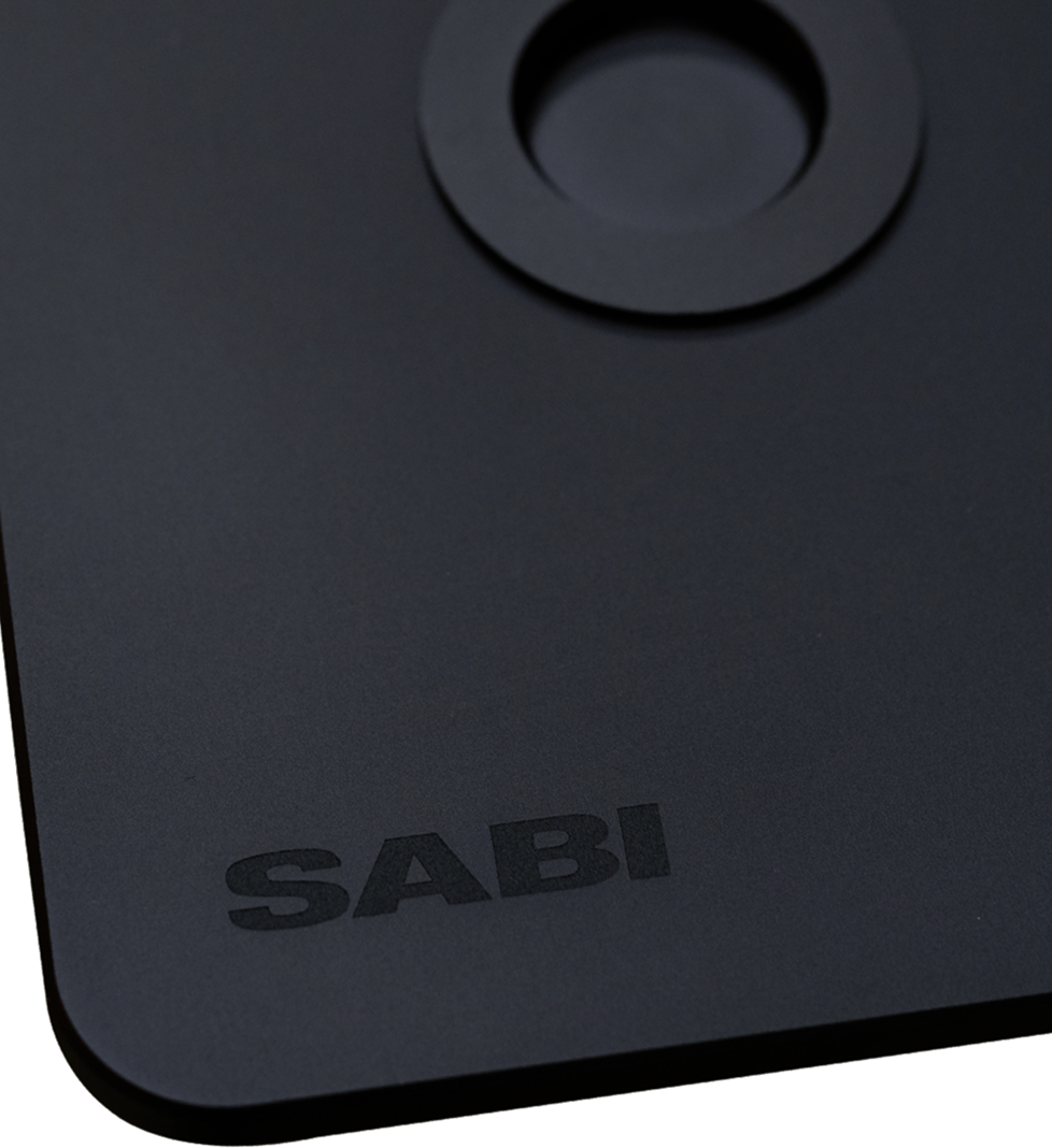Sabi candle holder black
