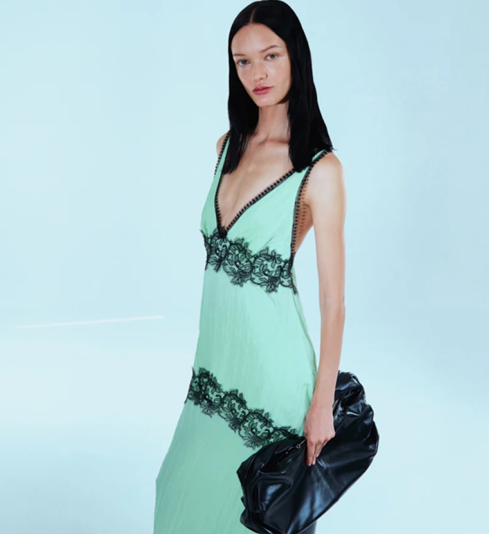 SAYYA Lace Top Green
