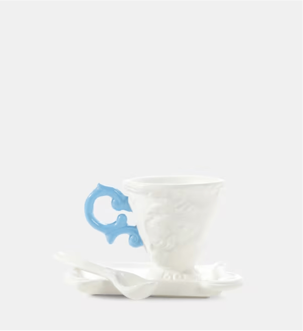 SELETTI Coffee set blue