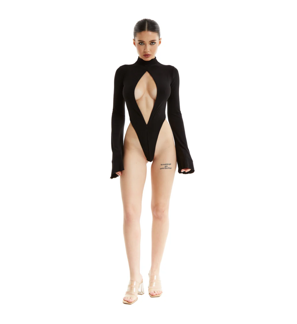 SKINZ Bodysuit Sis Black