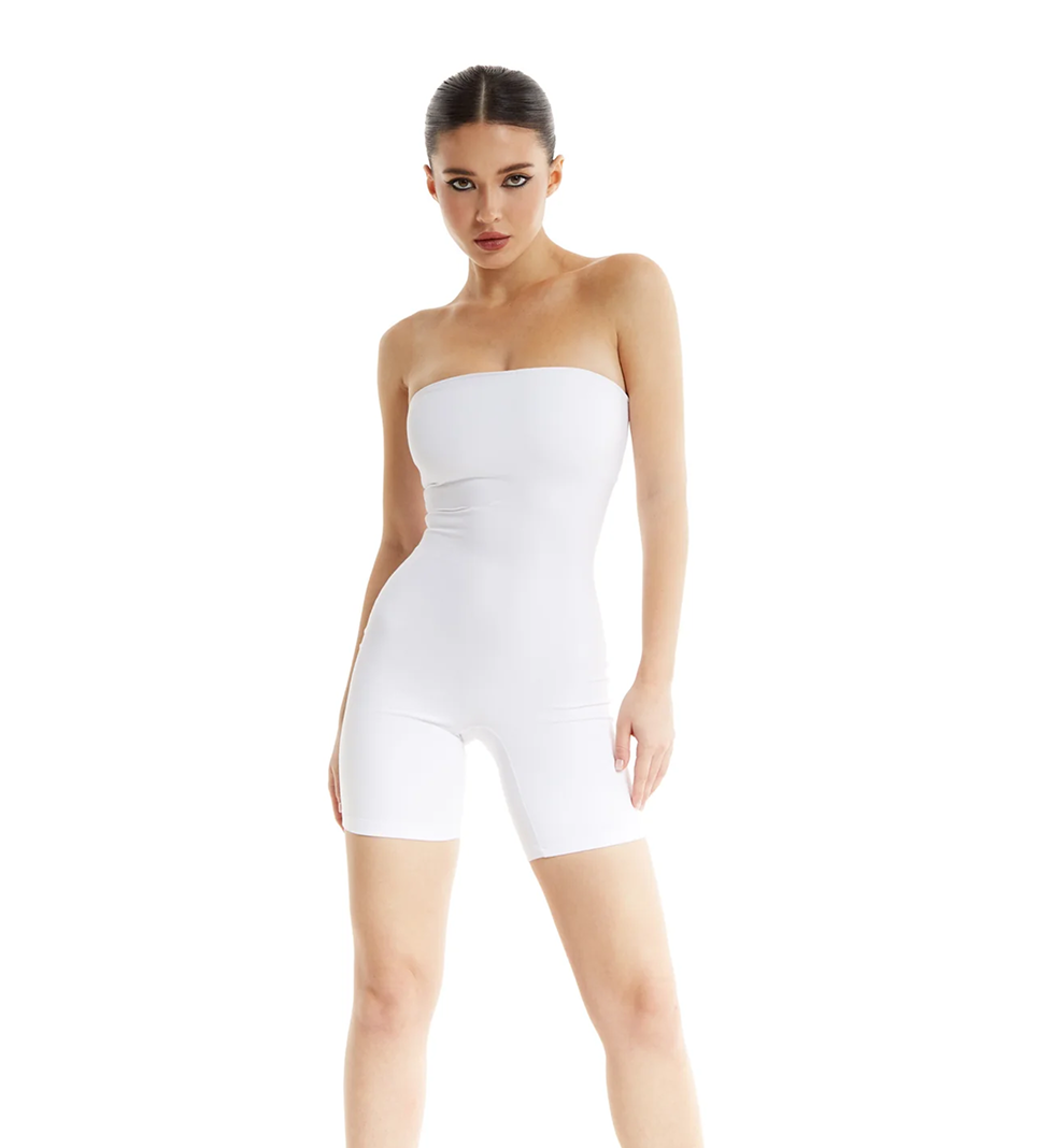 Skinz Jumpsuit Teg White