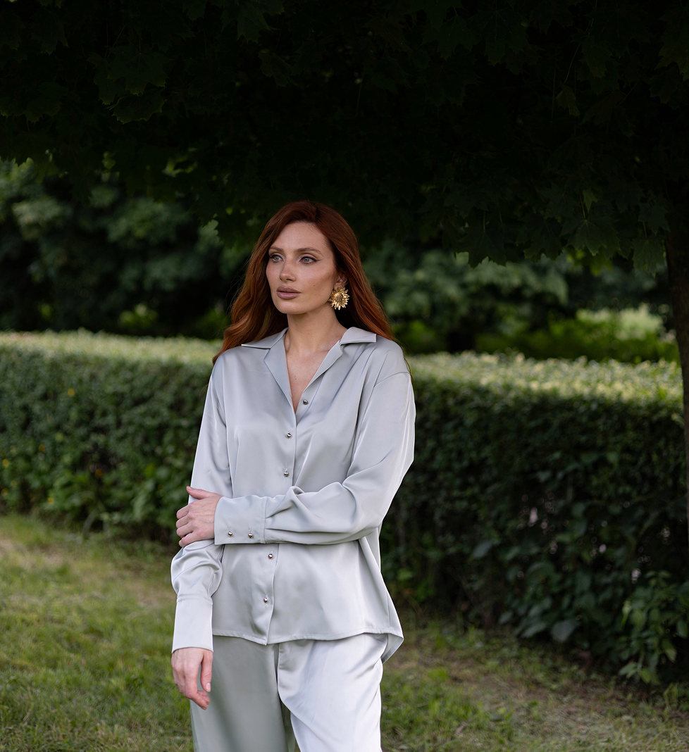 The Base gray trousers