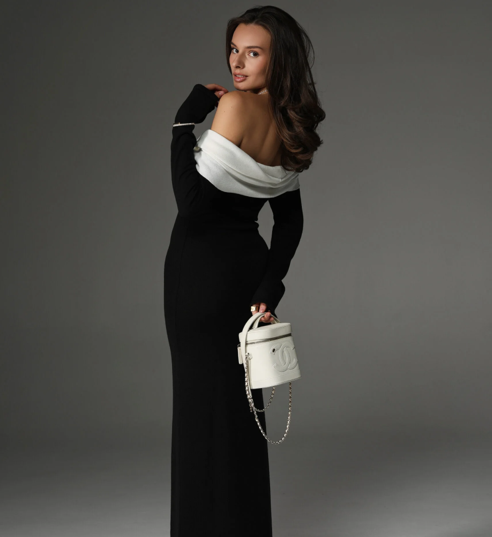 The7thHeaven Matilda oversize dress in black