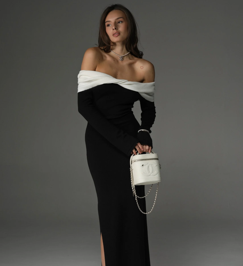 The7thHeaven Matilda oversize dress in black