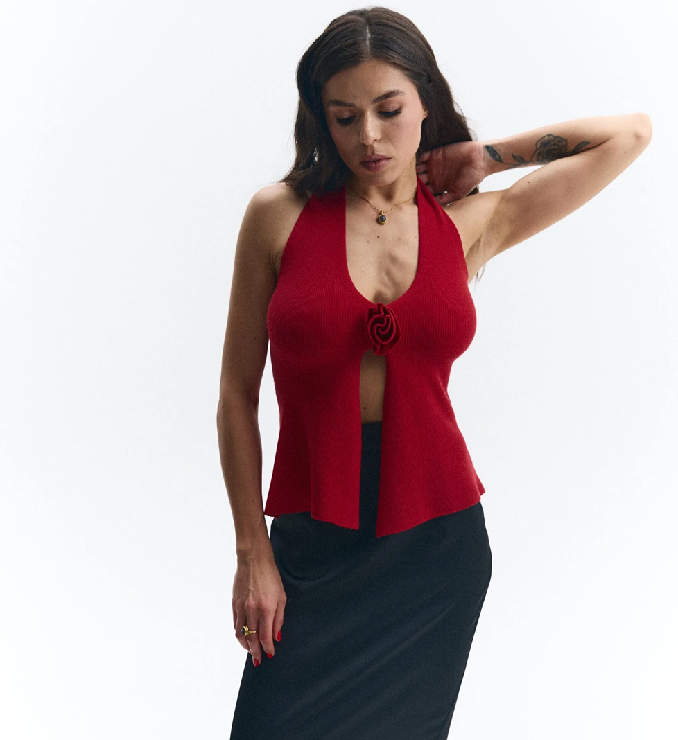 The7thHeaven Rosie Top in red