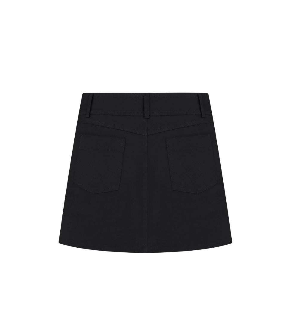 The Law of Love “Comfy” mini Skirt black