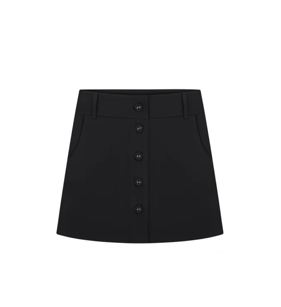 The Law of Love “Comfy” mini Skirt black