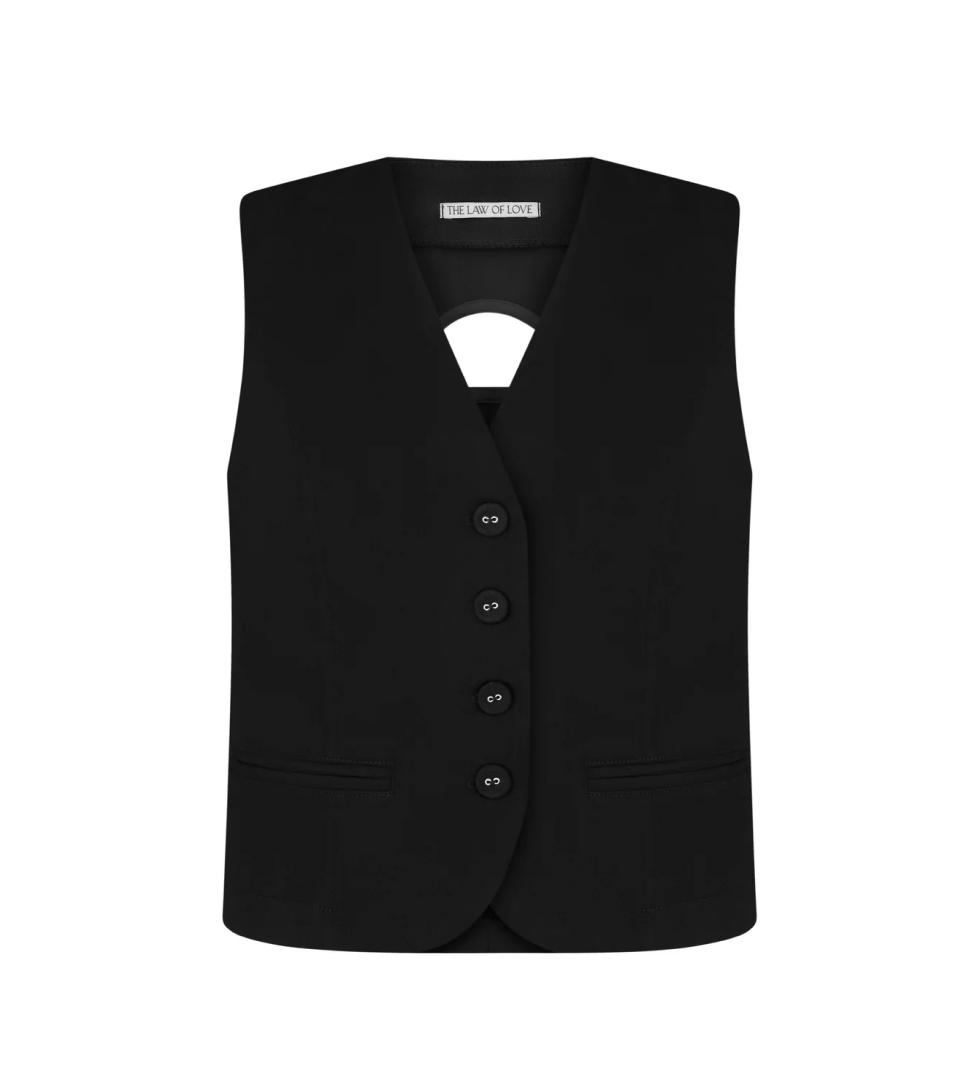 The Law of Love “Chain” Vest black