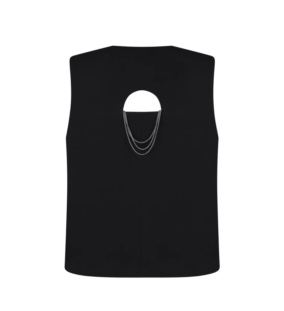 The Law of Love “Chain” Vest black