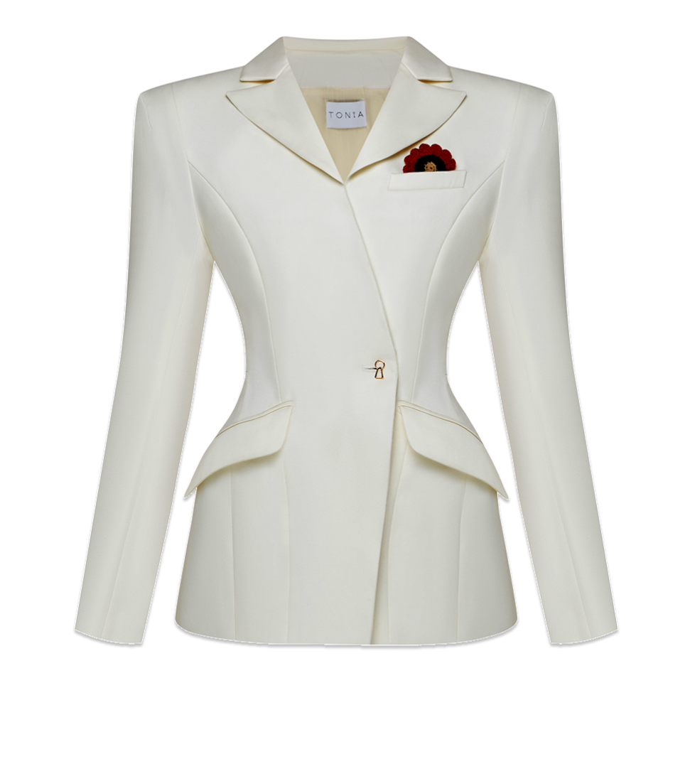 TONiA NEW LOOK blaser in milk
