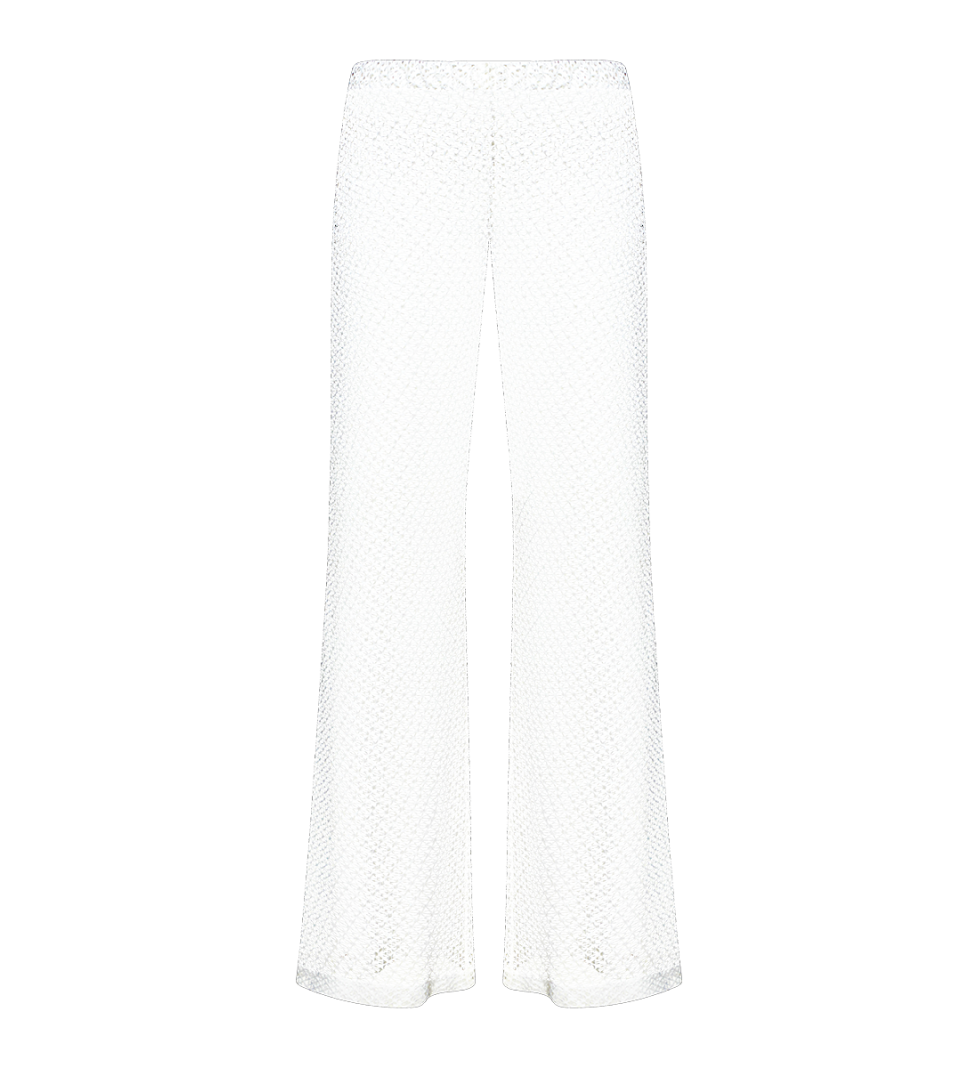 TONiA Mesh trousers milk