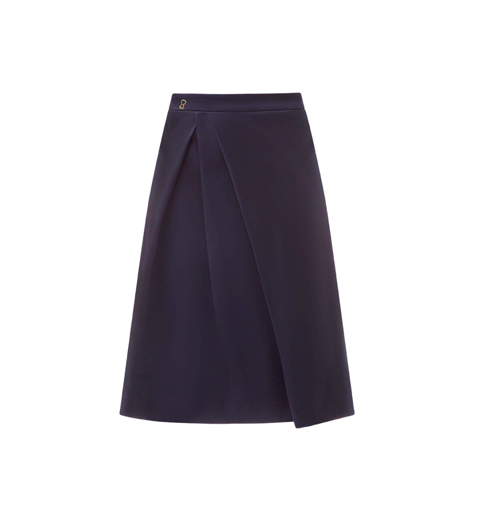 TONiA NEW LOOK WRAP SKIRT in blue