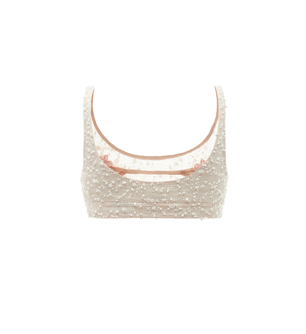 TONiA Beaded top milk