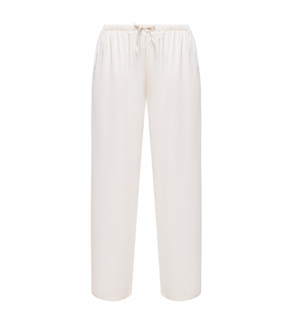 Wild Hearts Lightweight satin pants Milk