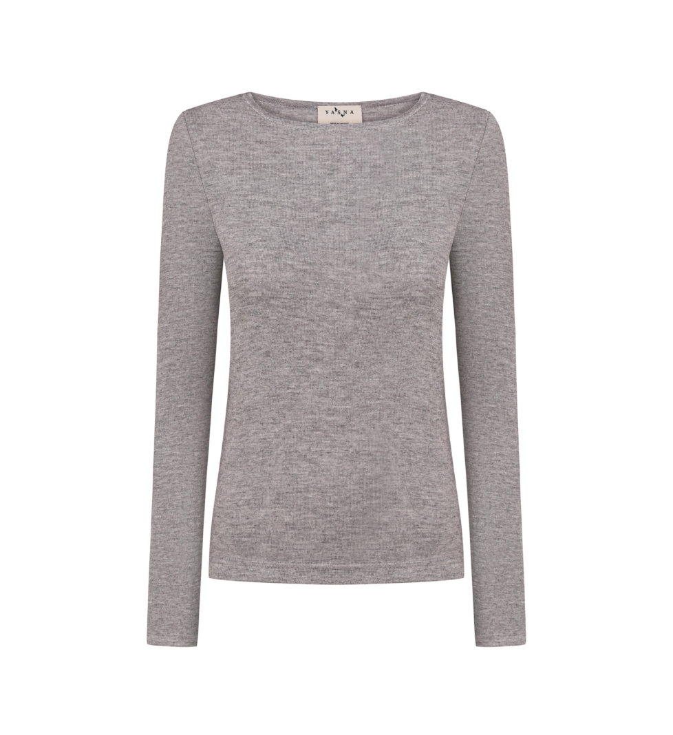 YASNA Basic longsleeve grey