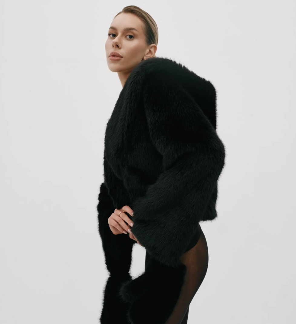 ZGURSKY Black gloves